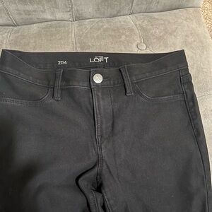 Loft black skinny jeans